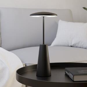 EGLO Piccola LED punjiva svjetiljka, crna, visina 28 cm, metal, IP54, prigušiva, Crno, Dnevni boravak/blagovaonica, Metal