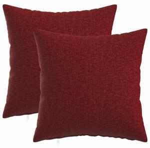 Presvlaka za jastuk 2 kom. HEERLEN Vinska crvena 30 x 30 cm - boja crnog vina 30 x 30 cm 2