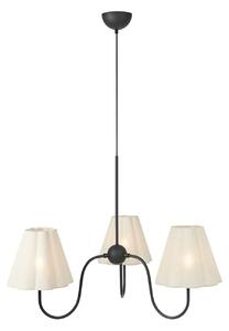 Markslöjd Veya visilica, bež, lan, Ø 90 cm, E14, prigušiva, Bež, Dnevni boravak/blagovaonica, Tkanina / tekstil