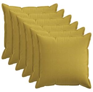 Presvlaka za jastuk 6 pcs HOUTEN Svijetlo zelena 80 x 80 cm - Svijetlo zelena 80 x 80 cm 6