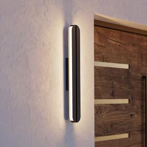 EGLO Vascella LED vanjska zidna svjetiljka, crna, širina 60 cm, metal, Crno, Nehrđajući čelik