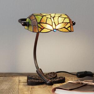 Artistar Poznata stolna lampa DRAGONFLY, ručni rad, Zelena, Dnevni boravak/blagovaonica, Staklo