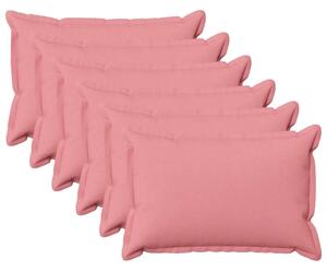 Presvlaka za jastuk 6 pcs HOUTEN Ružičasta 40 x 60 cm - Ružičasta 40 x 60 cm 6