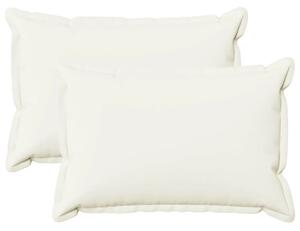 Presvlaka za jastuk 2 pcs HOUTEN Bijela 50 x 75 cm Umjetni lan - Bijela 50 x 75 cm 2