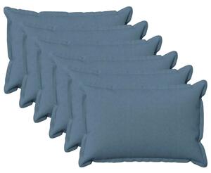 Presvlaka za jastuk 6 pcs HOUTEN Traper plava 50 x 70 cm - Trapere plave boje 50 x 70 cm 6