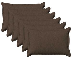 Presvlaka za jastuk 6 pcs HOUTEN Sivosmeđa 30 x 50 cm - Sivosmeđa 30 x 50 cm 6