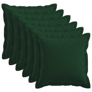 Presvlaka za jastuk 6 pcs HOUTEN Tamnozelena 45 x 45 cm - Tamnozelena 45 x 45 cm 6