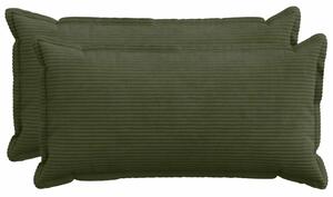 Presvlaka za jastuk 2 kom. HOUTEN Zelena 40 x 80 cm Kord - Zelena 40 x 80 cm 2