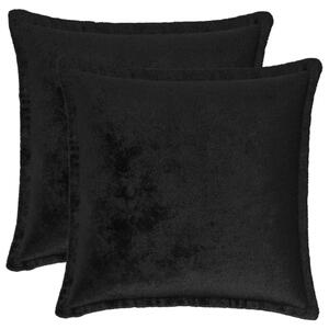 Presvlaka za jastuk 2 pcs HOUTEN Crna 35 x 35 cm Flanel - Crna 35 x 35 cm 2
