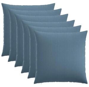 Presvlaka za jastuk 6 kom. HEERLEN Traper plava 55 x 55 cm - Trapere plave boje 55 x 55 cm 6