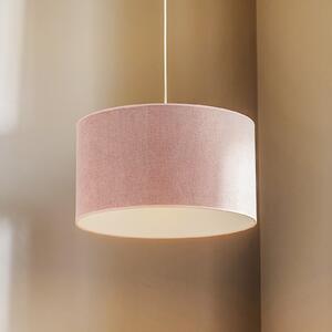 Duolla Viseća lampa pastelno ružičasta, prigušiva, Ružičasta ruža, Dnevni boravak/blagovaonica, Tkanina / tekstil