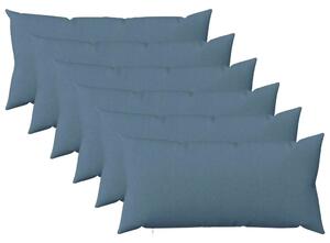 Presvlaka za jastuk 6 kom. HEERLEN Traper plava 40 x 70 cm - Trapere plave boje 40 x 70 cm 6