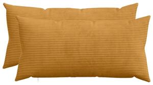 Presvlaka za jastuk 2 pcs HEERLEN Žuta 40 x 70 cm Kord - Žuta 40 x 70 cm 2