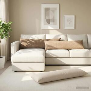 Presvlaka za jastuk 2 kom. HEERLEN Krem 40 x 145 cm - Krem 40 x 145 cm 2
