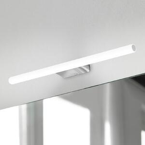 Ebir Irene LED zidna svjetiljka, okrugla, širina 50 cm, Metalik, kupaonica, Plastika