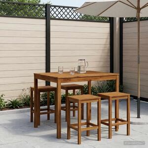 Stol za bar u vrtu Prirodna 110 x 108 5 x 105 cm - Prirodna 110 x 108 5 x 105 cm