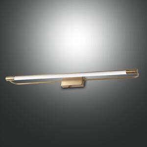 Fabas Luce Rapallo LED zidna svjetiljka, mesing, IP44, 80 cm, Zlato / mjed, Područje hodnika, Metal