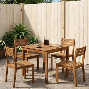 Stol za večeru u vrtu Prirodna 70 x 68 5 x 75 cm - Prirodna 70 x 68 5 x 75 cm