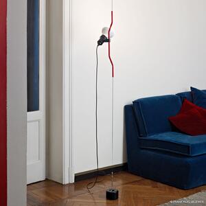 FLOS Parentesi - stojeća viseća lampa, crvena, Crno, Dnevni boravak/blagovaonica, Metal, Stani drugi