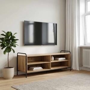 TV ormar 140 x 39 5 x 50 cm Hrast artisan Konstruirano drvo - Hrast artisan 80 x 39 5 x 50 cm
