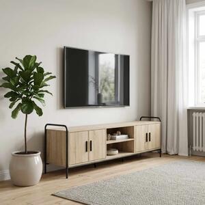 TV ormar 167 5 x 33 x 50 cm Hrast sonoma Konstruirano drvo - Hrast sonoma 167 5 x 33 x 50 cm