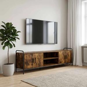 TV ormar 167 5 x 33 x 50 cm Dimljeni hrast Konstruirano drvo - Dimljeni hrast 167 5 x 33 x 50 cm