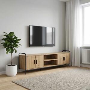 TV ormar 167 5 x 33 x 50 cm Hrast artisan Konstruirano drvo - Hrast artisan 167 5 x 33 x 50 cm