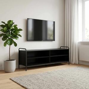 TV ormar 140 x 39 5 x 50 cm Crni hrast Konstruirano drvo - Crni hrast 80 x 39 5 x 50 cm