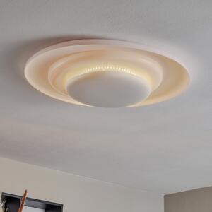 Foscarini Bahia LED stropna svjetiljka, prigušljiva, 76 cm, prigušiva, Bijela, Dnevni boravak/blagovaonica, Plastika