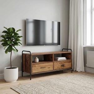 TV ormar 67 5 x 33 x 50 cm Staro drvo Konstruirano drvo - Staro drvo 67 5 x 33 x 50 cm