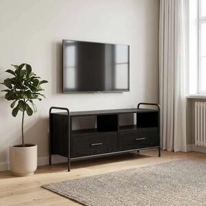 TV ormar 67 5 x 33 x 50 cm Crni hrast Konstruirano drvo - Crni hrast 67 5 x 33 x 50 cm