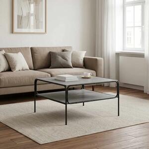 Bocni stol Siva Sonoma 100 x 50 x 46 cm Konstruirano drvo - Siva Sonoma 51 x 50 x 45 cm