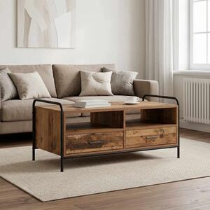 Stolić za kavu Staro drvo 99 5 x 49 x 46 cm Konstruirano drvo - Staro drvo