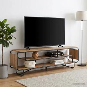 TV stalak 180 x 36 x 45 cm Hrast artisan Konstruirano drvo - Hrast artisan 180 x 36 x 45 cm