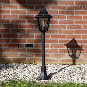 K.S. Verlichting Svjetlo za stazu Livorno, IP44, crno/prozirno, prigušiva, Crno, Metal