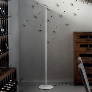 Linea Light Joshua LED podna lampa u bijeloj boji, prigušiva, Bijela, Dnevni boravak/blagovaonica, Metal
