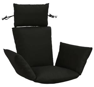 Adirondack Jastučić PUTTEN 100% poliester Crna 60 x 145 x 10 cm - Crna Melange