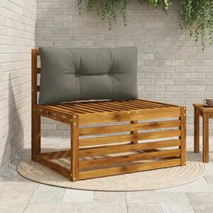 Jastučić za leđa PUTTEN 100% poliester Siva 70 x 40 x 10 cm - Siva 70 x 40 x 10 cm Melange