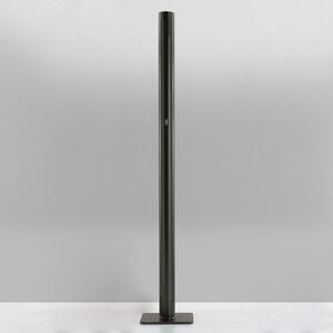 Artemide Ilio - LED podna lampa, app crna 3000K, prigušiva, Crno, Dnevni boravak/blagovaonica, Metal