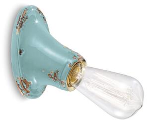 Zidna lampa C115 u vintage tirkiznom stilu