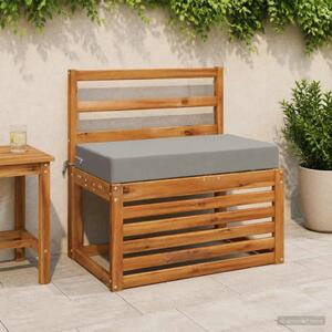 Jastuk za sjedalo SOEST 100% poliester Siva 70 x 40 x 10 cm - Siva 70 x 40 x 10 cm Poliester