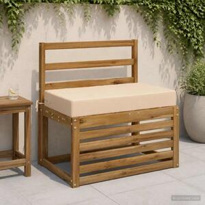 Jastuk za sjedalo SOEST 100% poliester Krem 70 x 40 x 10 cm - Krem 70 x 40 x 10 cm Melange