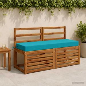 Jastuk za sjedalo SOEST 100% poliester Tirkizna - Tirkizna 120 x 40 x 10 cm Poliester