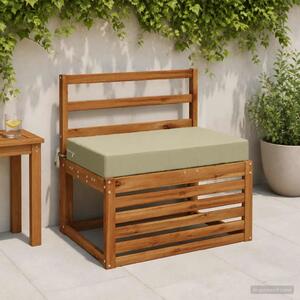 Jastuk za sjedalo SOEST 100% poliester Svijetlo zelena - Svijetlo zelena 70 x 40 x 10 cm Melange