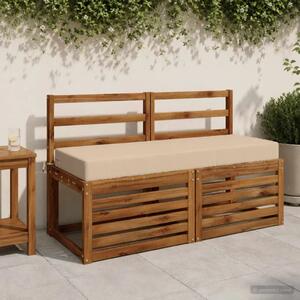 Jastuk za sjedalo SOEST 100% poliester Krem 120 x 40 x 10 cm - Krem 120 x 40 x 10 cm Melange