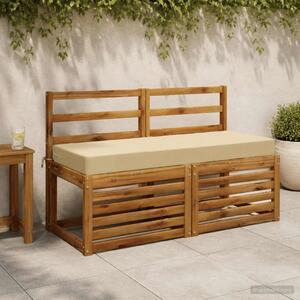 Jastuk za sjedalo SOEST 100% poliester Bež 120 x 40 x 10 cm - Bež 120 x 40 x 10 cm Poliester