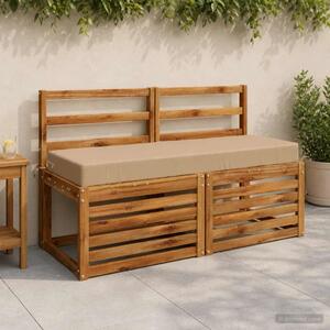 Jastuk za sjedalo SOEST 100% poliester Pijesak 120 x 40 x 10 cm - Pijesak 120 x 40 x 10 cm Melange