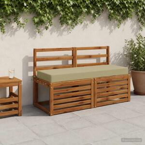 Jastuk za sjedalo SOEST 100% poliester Svijetlo zelena - Svijetlo zelena 120 x 40 x 10 cm Melange