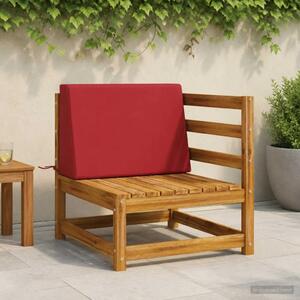 Jastuk za naslon SOEST 100% poliester boja crnog vina - boja crnog vina 60 x 20 x 40 cm Poliester