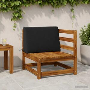 Jastuk za naslon SOEST 100% poliester Crna 60 x 20 x 40 cm - Crna 60 x 20 x 40 cm Melange